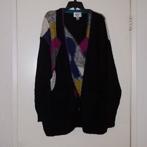 Super cute vintage chunky sweater cardigan